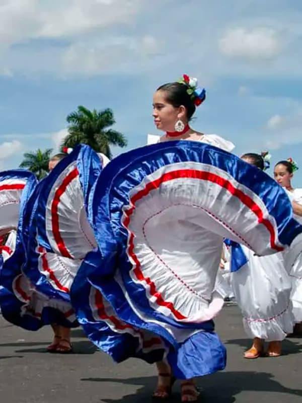 Tradicional parade Costa Rica 